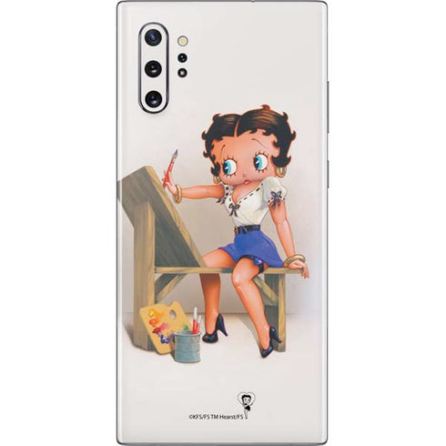 Betty Boop The Artist Galaxy Note 10 Plus Skin